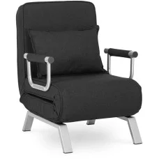 Armchair-bed BART, black